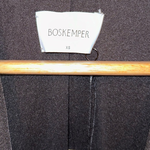 NWT BOSKEMPER Ellie Deep-V Mini Dress Black SZ: X-Small Anthro Free People - Picture 5 of 14